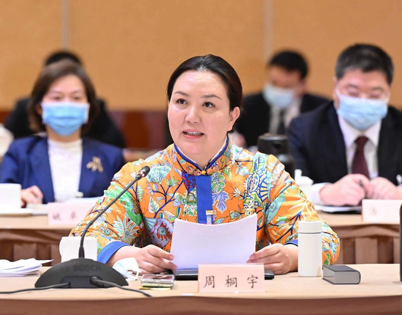 周桐宇代表:持续鼓励数字科技企业做强做优做大