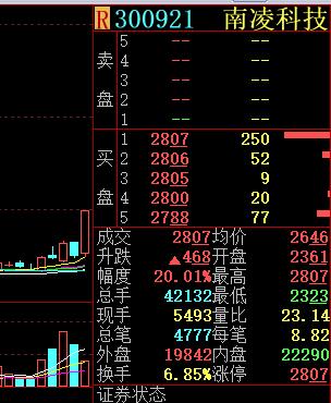 昨天的票300921接近20%出09:38:17早上的票8.0-8.